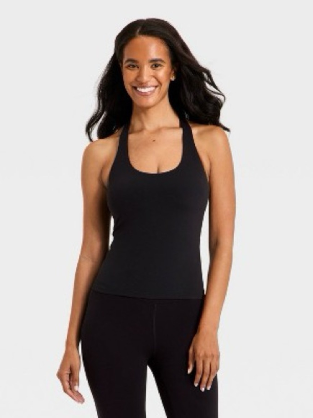 all in motion Black Racerback Tank Top for Women